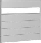 Biohort Sichtschutzelement, 5 Metall-Paneele, 1 Acrylglas-Paneel und 2...