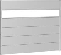 Biohort Sichtschutzelement, 5 Metall-Paneele, 1 Acrylglas-Paneel und 2...