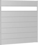 Biohort Sichtschutzelement, 7 Metall-Paneele, 1 Acrylglas-Paneel und 2...
