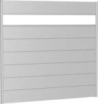 Biohort Sichtschutzelement, 7 Metall-Paneele, 1 Acrylglas-Paneel und 2...