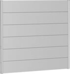 Biohort Sichtschutzelement, 6 Metall-Paneele und 2 F&uuml;hrungsschienen, LxH:...