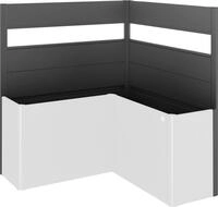 Biohort Sichtschutzelement, f&uuml;r Hochbeet Belvedere L150 (L-Form), inkl.