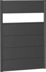 Biohort Sichtschutzelement, 5 Metall-Paneele, 1 Acrylglas-Paneel und 2...