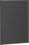 Biohort Sichtschutzelement, 6 Metall-Paneele und 2 F&uuml;hrungsschienen, LxH:...