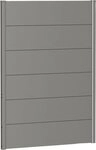 Biohort Sichtschutzelement, 6 Metall-Paneele und 2 F&uuml;hrungsschienen, LxH:...