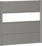 Biohort Sichtschutzelement, 3 Metall-Paneele, 1 Acrylglas-Paneel und 2...