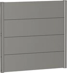 Biohort Sichtschutzelement, 4 Metall-Paneele und 2 F&uuml;hrungsschienen, LxH:...