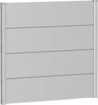 Biohort Sichtschutzelement, 4 Metall-Paneele und 2 F&uuml;hrungsschienen, LxH:...