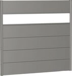Biohort Sichtschutzelement, 5 Metall-Paneele, 1 Acrylglas-Paneel und 2...