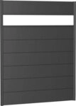 Biohort Sichtschutzelement, 7 Metall-Paneele, 1 Acrylglas-Paneel und 2...