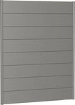 Biohort Sichtschutzelement, 8 Metall-Paneele und 2 F&uuml;hrungsschienen, LxH:...