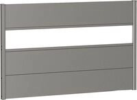 Biohort Sichtschutzelement, 3 Metall-Paneele, 1 Acrylglas-Paneel und 2...
