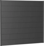 Biohort Sichtschutzelement, 8 Metall-Paneele und 2 F&uuml;hrungsschienen, LxH:...