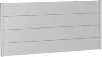 Biohort Sichtschutzelement, 4 Metall-Paneele und 2 F&uuml;hrungsschienen, LxH:...