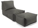 mokebo Sitzsack Der Sundowner (mit Hocker), Made in Germany, Bean Bag Outdoor,
