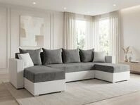 Sofnet Wohnlandschaft Beno, mit Schlaffunktion und Bettkasten, Ecksofa, U-Form...