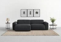 TRENDMANUFAKTUR Ecksofa Braga, mit hochwertigem Kaltschaum, L-Form, in Cord