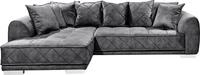 ED EXCITING DESIGN Ecksofa Sentina L-Form, mit R&uuml;ckenkissen