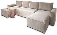 Masseno Ecksofa ASPRA mit Schlaffunktion U-Form, Sofa mit Bettkasten