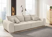 Jockenh&ouml;fer Gruppe Big-Sofa Moldau, B. 306 cm, mit Federkernpolsterung,...