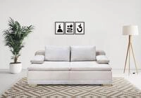 Home affaire Schlafsofa Ben, B: 200 cm, Liegefl. 158x198 cm, Bettfunktion &