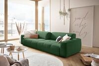 KAWOLA 3-Sitzer PALACE, Big Sofa Couch mit Sitztiefenverstellung Cord 298x120 cm