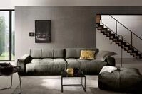 KAWOLA 3-Sitzer PALACE, Big Sofa Couch mit Sitztiefenverstellung Velvet 298x120...