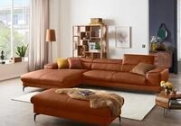 W.SCHILLIG Ecksofa piedroo, Designsofa mit tollem Sitzkomfort, bequem und elegant,