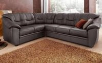 sit&more Ecksofa Savona L-Form, B: 262 cm, optional Bettfunktion, Federkern