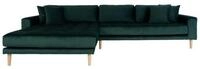 House Nordic Sofa Lido Chaiselongue Sofa linksgewendet velour inkl., 1 Teile