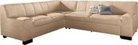 DOMO collection Ecksofa Norma, moderne Armlehnen, zeitlos und elegant, Breite...