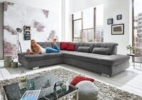 Die PlanBar Ecksofa MP-IN17004 L-Form, Breite 323 cm, wahlweise weitere Funktionen,