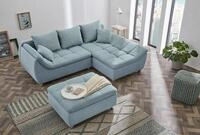 Jockenh&ouml;fer Gruppe Ecksofa Genua L-Form, B: 250 cm, mit 2 Zierkissen