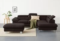 COTTA Ecksofa Driver L-Form, B: 265 cm, moderne Couch mit Wellenunterfederung,...