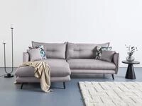 Home affaire Ecksofa Lazio modern und bequem, schmale Armlehnen, tolle