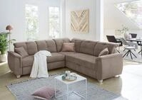 Jockenh&ouml;fer Gruppe Ecksofa Udine L-Form, B: 263 cm, mit Schlaffunktion,...