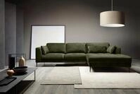 TRENDMANUFAKTUR Ecksofa Luzi, wahlweise mit Schlaffunktion & Bettkasten., L-Form,