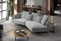 KAWOLA Ecksofa GARBO Modernes Sofa - Bequem & Modern - Stoffcouch, Design Ecksofa,
