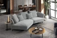 KAWOLA Ecksofa GARBO Modernes Sofa - Bequem & Modern - Stoffcouch, Design...