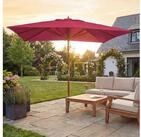MCW Sonnenschirm MCW-C57, Wasser-, und schmutzabweisender Stoff, Winddach,