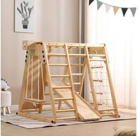 HOME DELUXE Kletterger&uuml;st Indoor Spielturm LIO, (inkl. Schaukel, Rutsche,