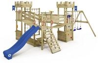 Wickey Kletterger&uuml;st Smart Arch &ndash; Ritterburg-Spielturm mit Wackelbr&uuml;cke, Rutsche