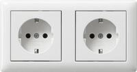 GIRA Klemmen Gira Steckdose 2-fach verdr 479303