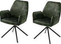 MCA furniture Esszimmerstuhl Ottawa mit Armlehne (Set, 2 St), Vintage...