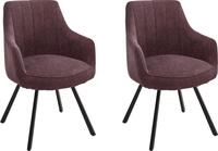 MCA furniture Esszimmerstuhl Sassello (Set, 2 St), Stuhl 180&deg;drehbar mit
