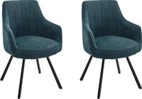 MCA furniture Esszimmerstuhl Sassello (Set, 2 St), Stuhl 180&deg;drehbar mit
