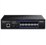 Trendnet TL2-F7120 12 Port Switch Netzwerk-Switch (10G Layer 2 Managed SFP)