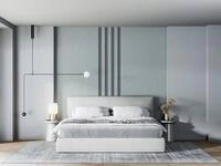 Marburg Bord&uuml;re Harmonic Stripes, quergestreift, moderne Tapete f&uuml;r Wohnzimmer