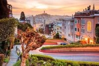 Papermoon Fototapete Lombard Street in San Francisco, glatt