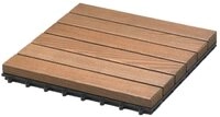 iWerk Holzfliesen iWerk Klickfliese Thermoesche 30 x 30 x 3,1 cm